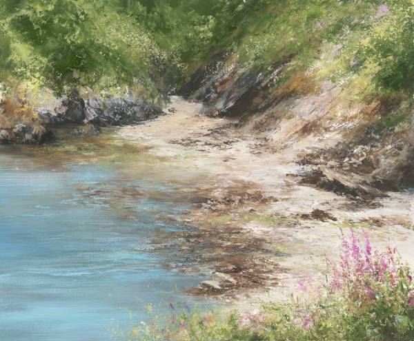 - Oil on Paper, Painting by Amanda Hoskin, measuring 42 x 52 cm (H x W) framed at 62 x 70 cm £1450